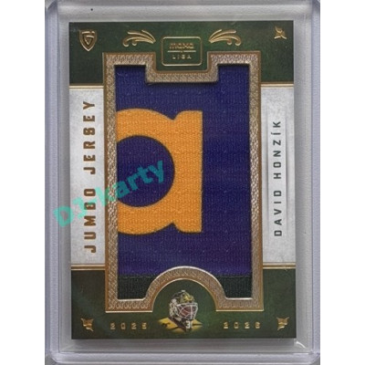 2025/26 Goal Cards Maxa liga #JJ-14 David Honzík Jumbo Jersey 5/5
