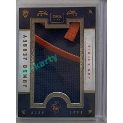 2025/26 Goal Cards Maxa liga #JJ-13 Jan Eberle Jumbo Jersey 32/36