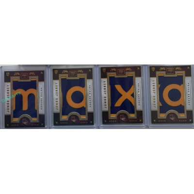 2025/26 Goal Cards Maxa liga #JJ-10 Edgars Kulda Jumbo Jersey komplet MAXA 4ks