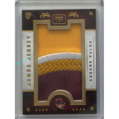 2025/26 Goal Cards Maxa liga #JJ-10 Edgars Kulda Jumbo Jersey 2/32