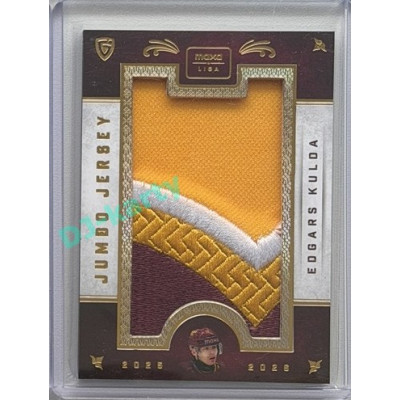 2025/26 Goal Cards Maxa liga #JJ-10 Edgars Kulda Jumbo Jersey 3/32