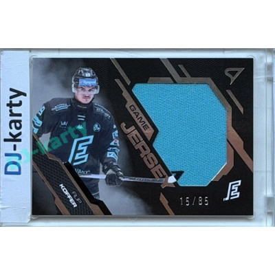 2025/26 Sportzoo ELH 2. serie #GJ-FK Filip Koffer Game Jersey 15/85