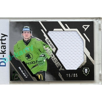 2025/26 Sportzoo ELH 2. serie #GJ-PS Pavol Skalický Game Jersey 15/85