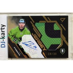 2025/26 Sportzoo ELH 2. serie #GJS-Filip Pyrochta Game Jersey Gold Auto 08/30