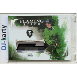 2025/26 Sportzoo ELH 2. serie #FSS-SM Steve Moses Flaming Stick Cloud Silver Auto 17/30