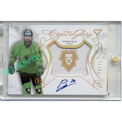 2025/26 Sportzoo ELH 2. serie #CG-FP Filip Pyrochta Crest of Glory Gold Auto 08/15