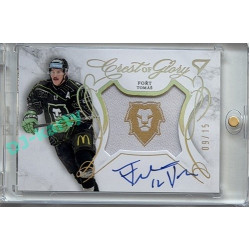 2025/26 Sportzoo ELH 2. serie #CG-TF Tomáš Fořt Crest of Glory Gold Auto 09/15