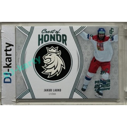 2024/25 LC Repre serie 2 #COH-13 Jakub Lauko Crest of Honor Turquoise 1of1 Expo Praha 11. 4. 2026
