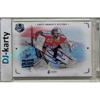 2021/22 Legendary Cards SAVES HELP MEMORABILIA SERIES #SMH-13 Martin Růžička Saves Moments History Signature Blue 1of1 Expo Praha 11. 4. 2026
