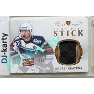 2023 Legendary Cards REKORDY ČESKÉ EXTRALIGY #GAS-01 Ondřej Kratěna Game Used Gear Authentic Signature 2/5 Expo Praha 11. 4. 2026