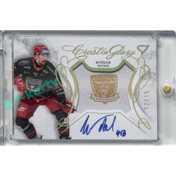 2025/26 Sportzoo ELH 2. serie #CG-PM Patrik Miškář Crest of Glory Gold Auto 12/15