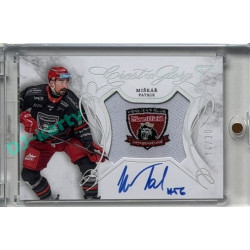 2025/26 Sportzoo ELH 2. serie #CG-PM Patrik Miškář Crest of Glory Silver Auto 14/30
