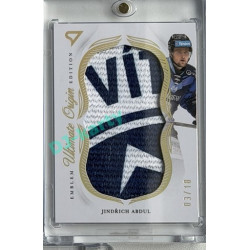 2025/26 Sportzoo ELH 2. serie #UO-JA Jindřich Abdul Ultimate Origin Emblem Edition 03/18