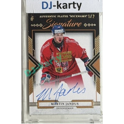 24/25 LC Repre série 2 Collectors Edition #AS-JAN Martin Jandus Update Signature Authentic Player Signature 2023/24 Black 1/2 Expo Praha 11. 4. 2026