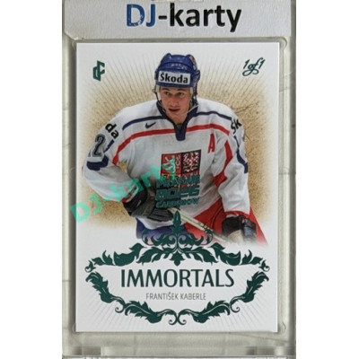 24/25 LC Repre série 2 Collectors Edition #IM-37 František Kaberle Immortals Turquouse 1of1 Expo Praha 11. 4. 2026