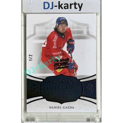 2024/25 LC Repre serie 2 #CHG-03 Daniel Gazda Czech Hockey games 2025 Black 1/2 Expo Praha 11. 4. 2026