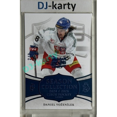 2024/25 LC Repre serie 2 #CHG-29 Daniel Voženílek Czech Hockey games 2025 Blue 2/2 Expo Praha 11. 4. 2026
