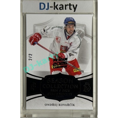 2024/25 LC Repre serie 2 #CHG-13 Ondřej Kovařčík Czech Hockey games 2025 Black 2/2 Expo Praha 11. 4. 2026