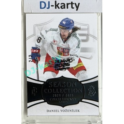 2024/25 LC Repre serie 2 #CHG-29 Daniel Voženílek Czech Hockey games 2025 Black 2/2 Expo Praha 11. 4. 2026