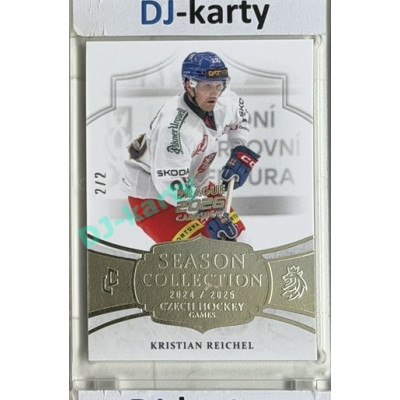 2024/25 LC Repre serie 2 #CHG-18 Kristian Reichel Czech Hockey games 2025 Platinum 2/2 Expo Praha 11. 4. 2026