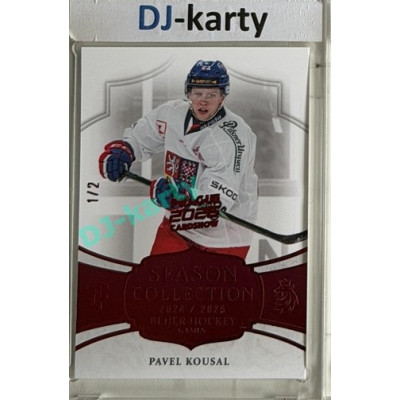 2024/25 LC Repre serie 2 #BHG-18 Pavel Kousal Beijer Hockey Games 2025 Red 1/2 Expo Praha 11. 4. 2026