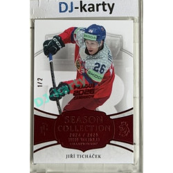 2024/25 LC Repre serie 2 #WCH-04 Jiří Ticháček IIHF World Championship 2025 Red 1/2 Expo Praha 11. 4. 2026