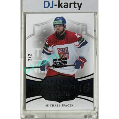 2024/25 LC Repre serie 2 #WCH-15 Michael Špaček IIHF World Championship 2025 Black 2/2 Expo Praha 11. 4. 2026