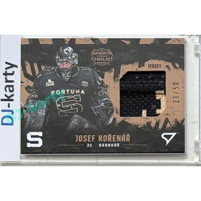 2026 Sportzoo Sparta vzdává hold #J- JK Josef Kořenář Jersey 23/50