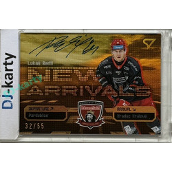 2025/26 Sportzoo ELH 2. serie #NAS-LR Lukáš Radil New Arrivals Gold Auto 32/55
