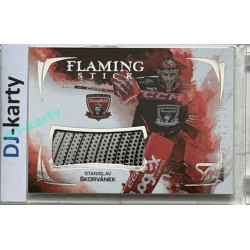 2025/26 Sportzoo ELH 2. serie #FSS-SS Stanislav Škorvánek Flaming Stick Cloud Silver Auto 20/30