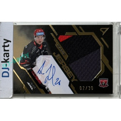 2025/26 Sportzoo ELH 2. serie #GJS-AJ Aleš Jergl Game Jersey Gold Auto 02/30