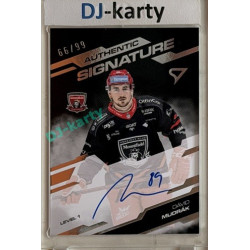 2025/26 Sportzoo ELH 2. serie #SL1-MD Dávid Mudrák Authentic Signature Level 1 66/99