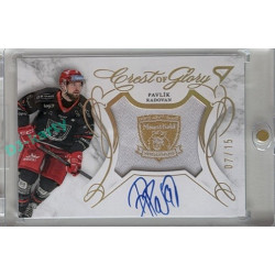 2025/26 Sportzoo ELH 2. serie #CG-RP Radovan Pavlík Crest of Glory Gold Auto 07/15