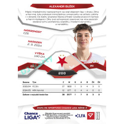 2025/26 Sportzoo Chance Liga 2. série #200 ALEXANDR BUŽEK