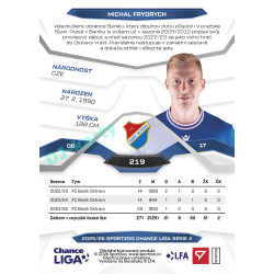 2025/26 Sportzoo Chance Liga 2. série #219 MICHAL FRYDRYCH
