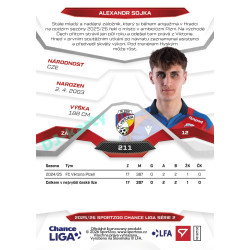 2025/26 Sportzoo Chance Liga 2. série #211 ALEXANDR SOJKA