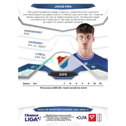 2025/26 Sportzoo Chance Liga 2. série #229 JAKUB PIRA