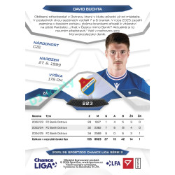 2025/26 Sportzoo Chance Liga 2. série #223 DAVID BUCHTA