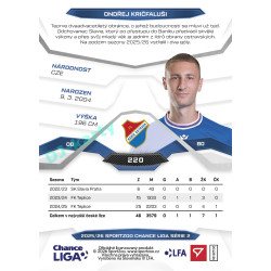 2025/26 Sportzoo Chance Liga 2. série #220 ONDŘEJ KRIČFALUŠI