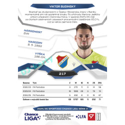 2025/26 Sportzoo Chance Liga 2. série #217 VIKTOR BUDINSKÝ