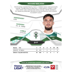 2025/26 Sportzoo Chance Liga 2. série #247 RICHARD SEDLÁČEK