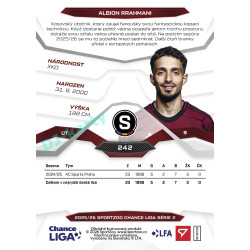 2025/26 Sportzoo Chance Liga 2. série #242 ALBION RRAHMANI
