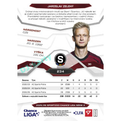 2025/26 Sportzoo Chance Liga 2. série #234 JAROSLAV ZELENÝ