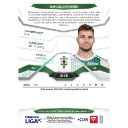 2025/26 Sportzoo Chance Liga 2. série #245 SAMUEL LAVRINČÍK