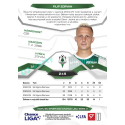 2025/26 Sportzoo Chance Liga 2. série #249 FILIP ZORVAN