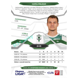 2025/26 Sportzoo Chance Liga 2. série #246 MATĚJ POLIDAR