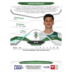 2025/26 Sportzoo Chance Liga 2. série #243 RENATO PANTALON