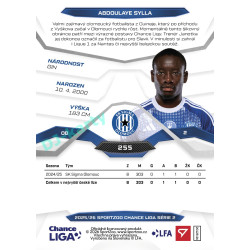 2025/26 Sportzoo Chance Liga 2. série #255 ABDOULAYE SYLLA