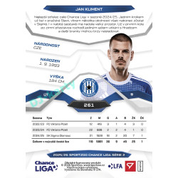 2025/26 Sportzoo Chance Liga 2. série #261 JAN KLIMENT