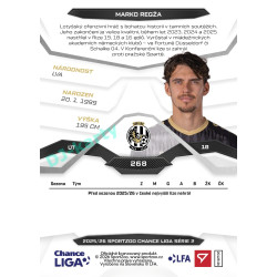 2025/26 Sportzoo Chance Liga 2. série #268 MARKO REGŽA